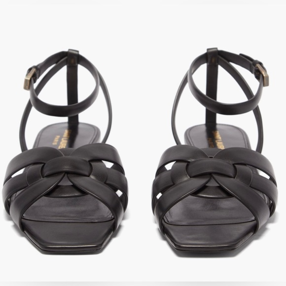Saint Laurent Shoes - SAINT LAURENT TRIBUTE LEATHER SANDALS